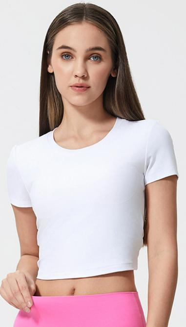 Ensemble Core Wave blanc — haut vue de face