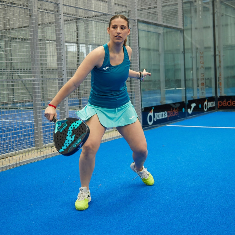 JUPE SHORT JOMA PADEL FALDA CIELO FLUOR