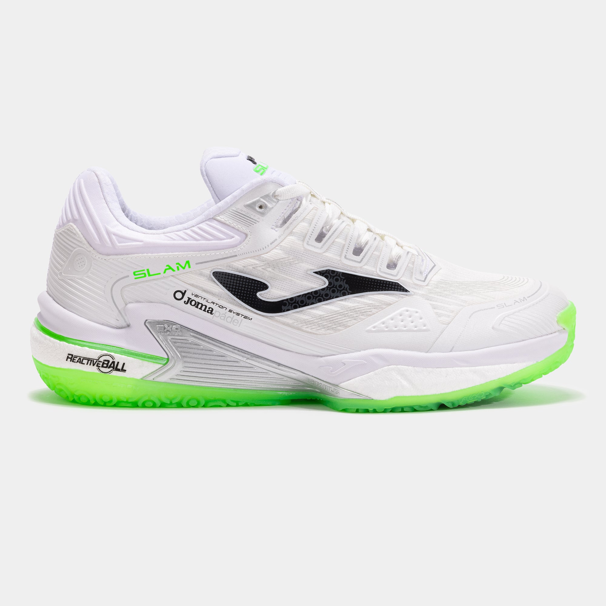 Chaussures JOMA PADEL SLAM BLANCO VERDE