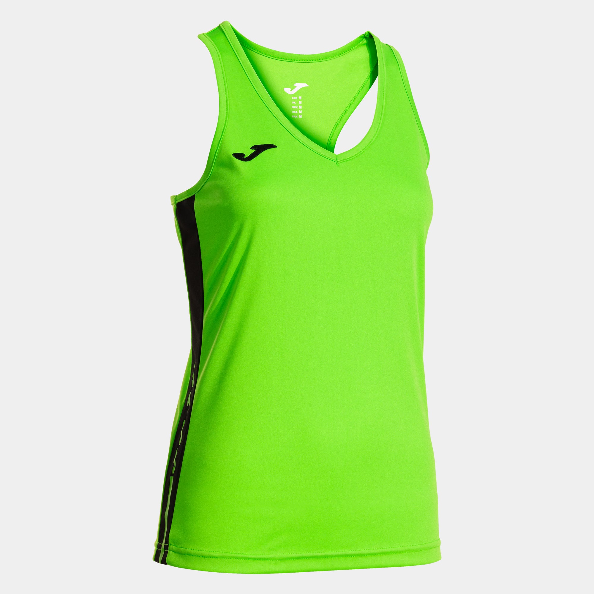 DÉBARDEUR JOMA PADEL LADY OLYMPIADA VERDE FLUOR NEGRO