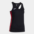 DÉBARDEUR JOMA PADEL LADY OLYMPIADA NEGRO ROJO