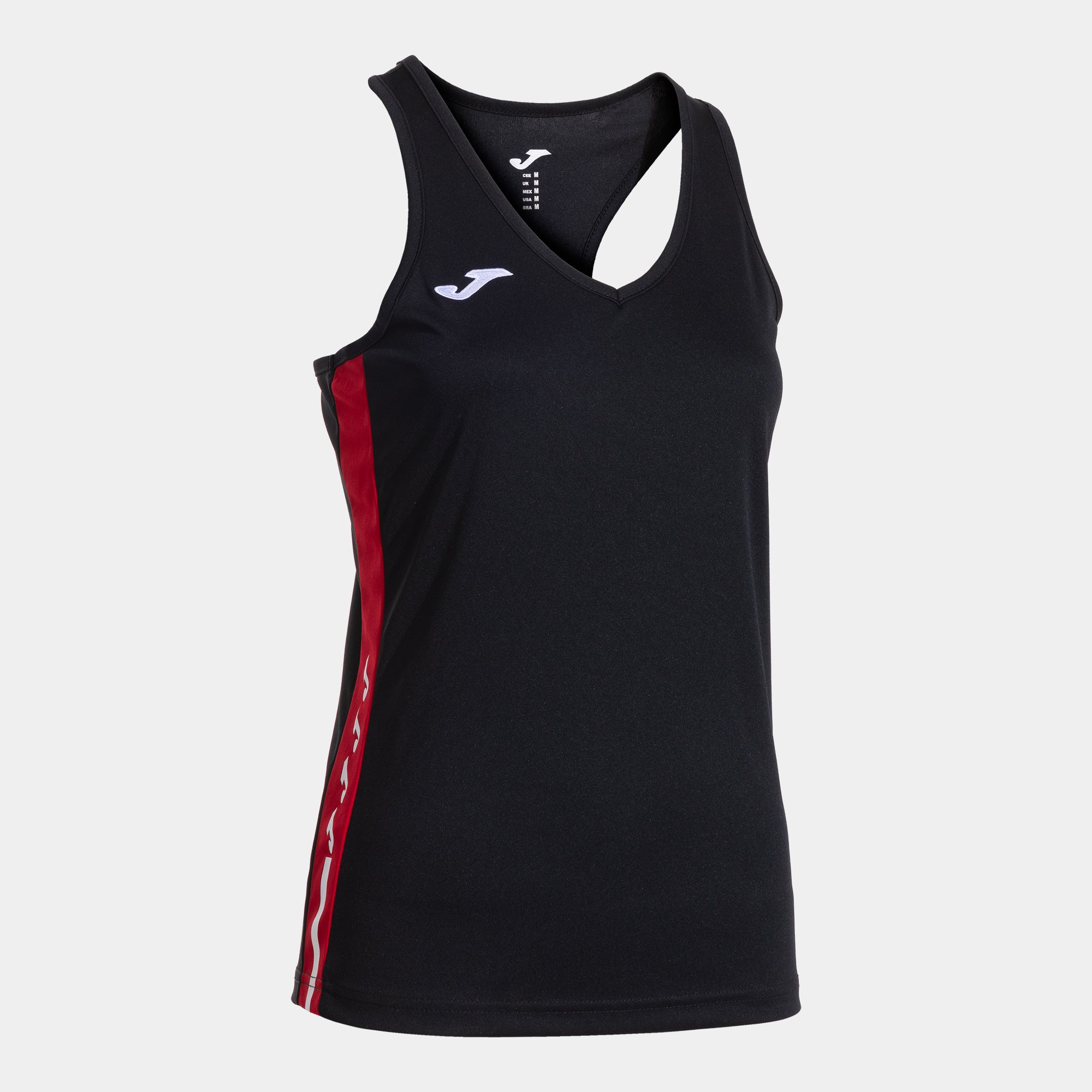 DÉBARDEUR JOMA PADEL LADY OLYMPIADA NEGRO ROJO