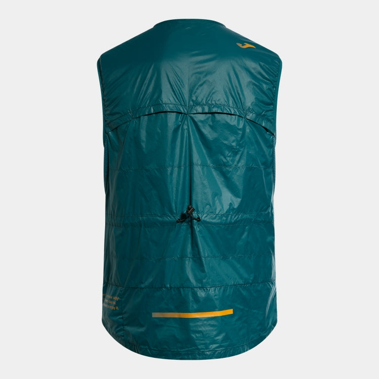 Gilet Matelassé Running Homme Joma R-City Turquoise – vue 2