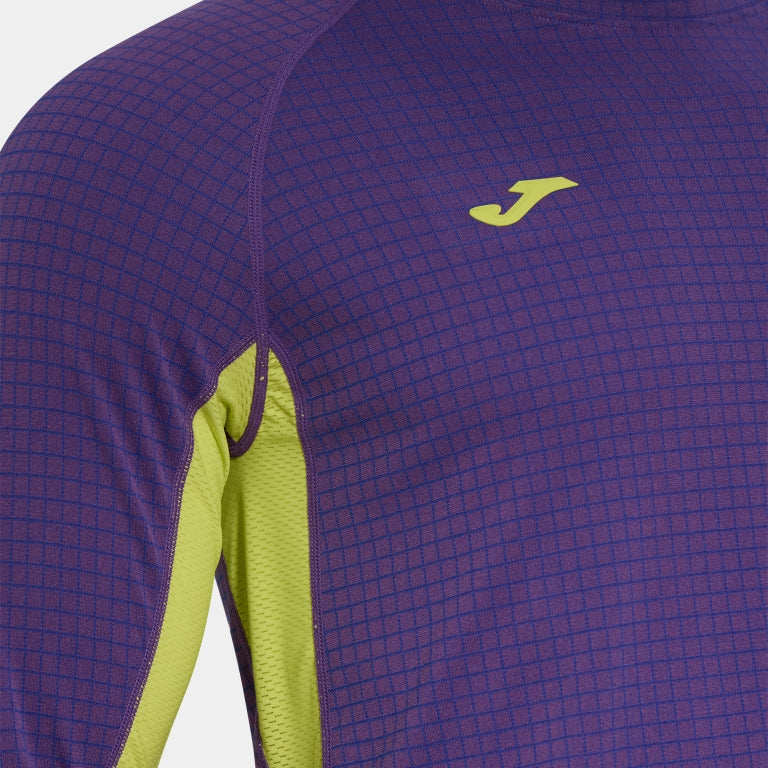Haut Manches Longues Running Homme Joma R-City Violet – vue 3