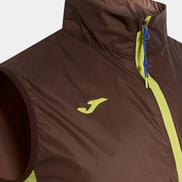 Gilet Running Homme Joma R-City Marron – vue 3