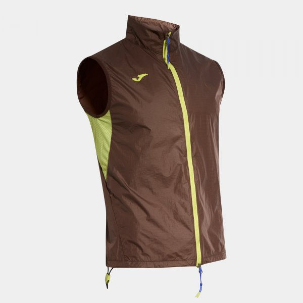 Gilet Running Homme Joma R-City Marron