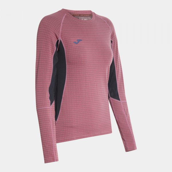 Haut Manches Longues Running Femme Joma R-City Rose