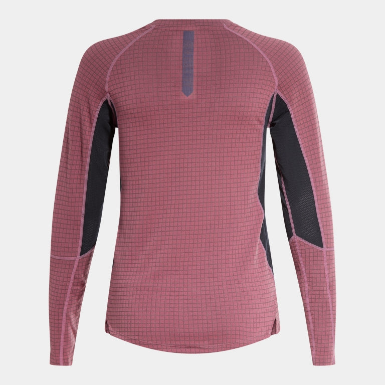 Haut Manches Longues Running Femme Joma R-City Rose – vue 2