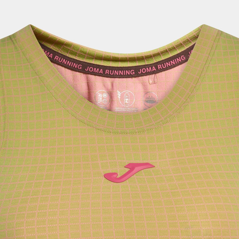 Débardeur Running Femme Joma R-City Vert Lime – vue 3