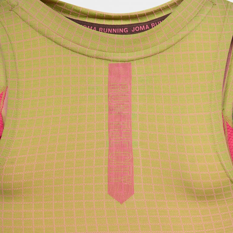 Débardeur Running Femme Joma R-City Vert Lime – vue 4