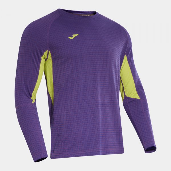 Haut Manches Longues Running Homme Joma R-City Violet