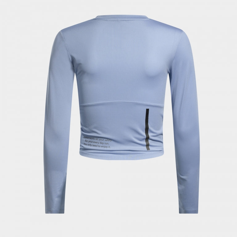 Haut Manches Longues Running Femme Joma R-City Bleu Ciel – vue 2