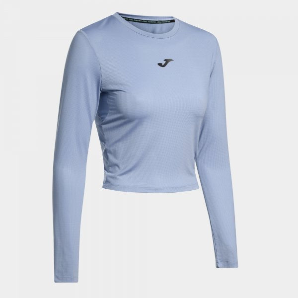 Haut Manches Longues Running Femme Joma R-City Bleu Ciel