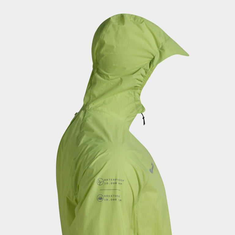 Veste Imperméable Trail Homme Joma R-Nature Vert Lime – vue 6