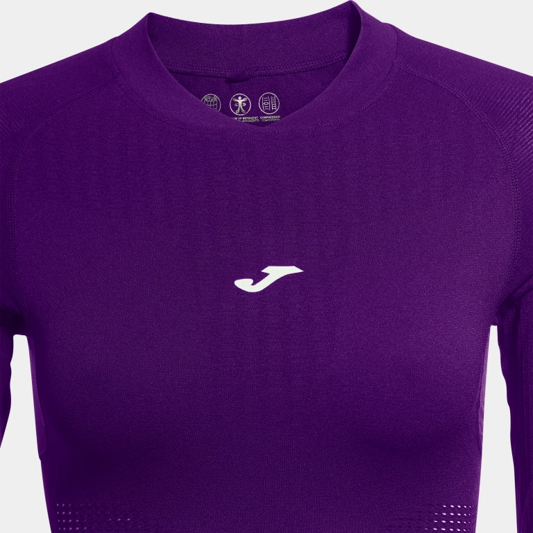 Haut Manches Longues Trail Femme Joma R-Nature Violet – vue 3