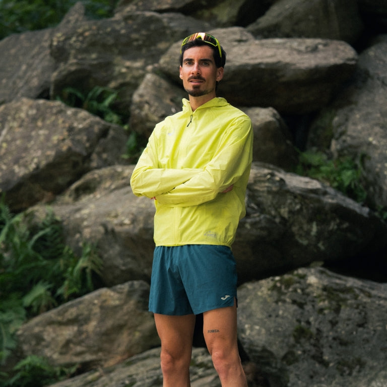 Veste Imperméable Trail Homme Joma R-Nature Vert Lime – vue 8