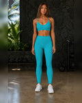 FITLINE Lagoon 08 — Tenue fitness femme — Turquoise — vue principale
