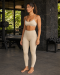 FITLINE Motion 29 beige — tenue fitness femme à La Réunion