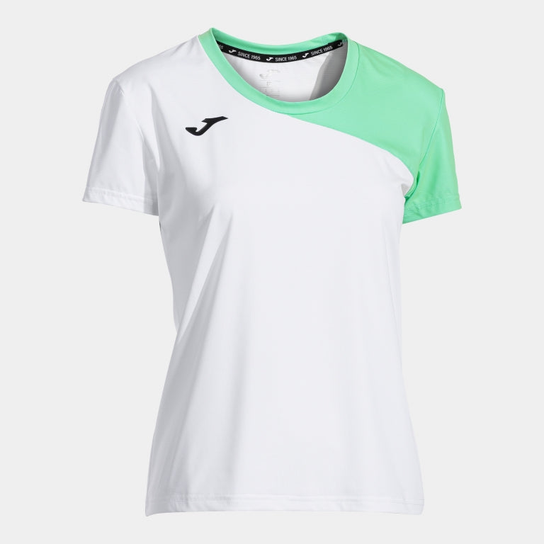 TEE SHIRT JOMA PADEL FEMME CHALLENGE BLANCO VERDE