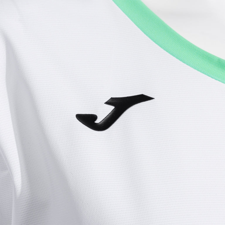 TEE SHIRT JOMA PADEL FEMME CHALLENGE BLANCO VERDE