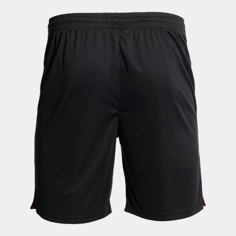 SHORT JOMA PADEL OPEN III NEGRO ROJO
