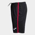 SHORT JOMA PADEL OPEN III NEGRO ROJO