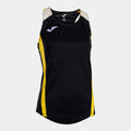 DÉBARDEUR JOMA PADEL LADY NEGRO AMARILLO
