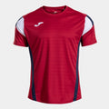 TEE SHIRT JOMA PADEL MONTRÉAL ROJO DARK NAVY