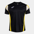 TEE SHIRT JOMA PADEL MONTRÉAL NEGRO AMARILLO
