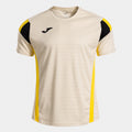 TEE SHIRT JOMA PADEL MONTRÉAL BEIGE AMARILLO