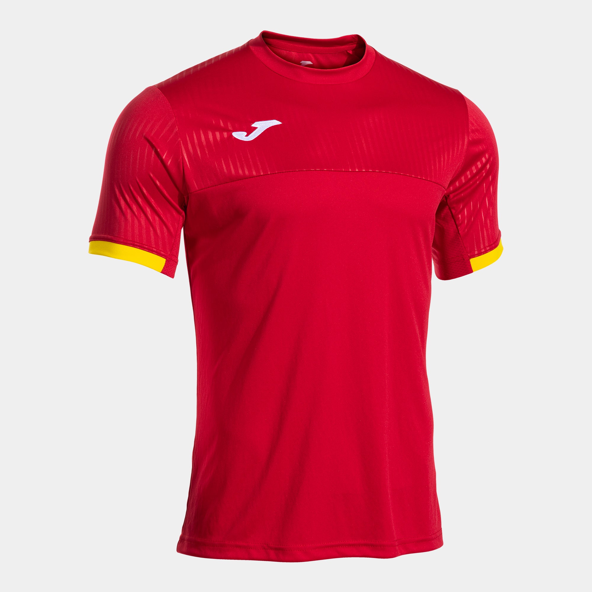 TEE SHIRT JOMA PADEL MONTRÉAL ROJO AMARILLO