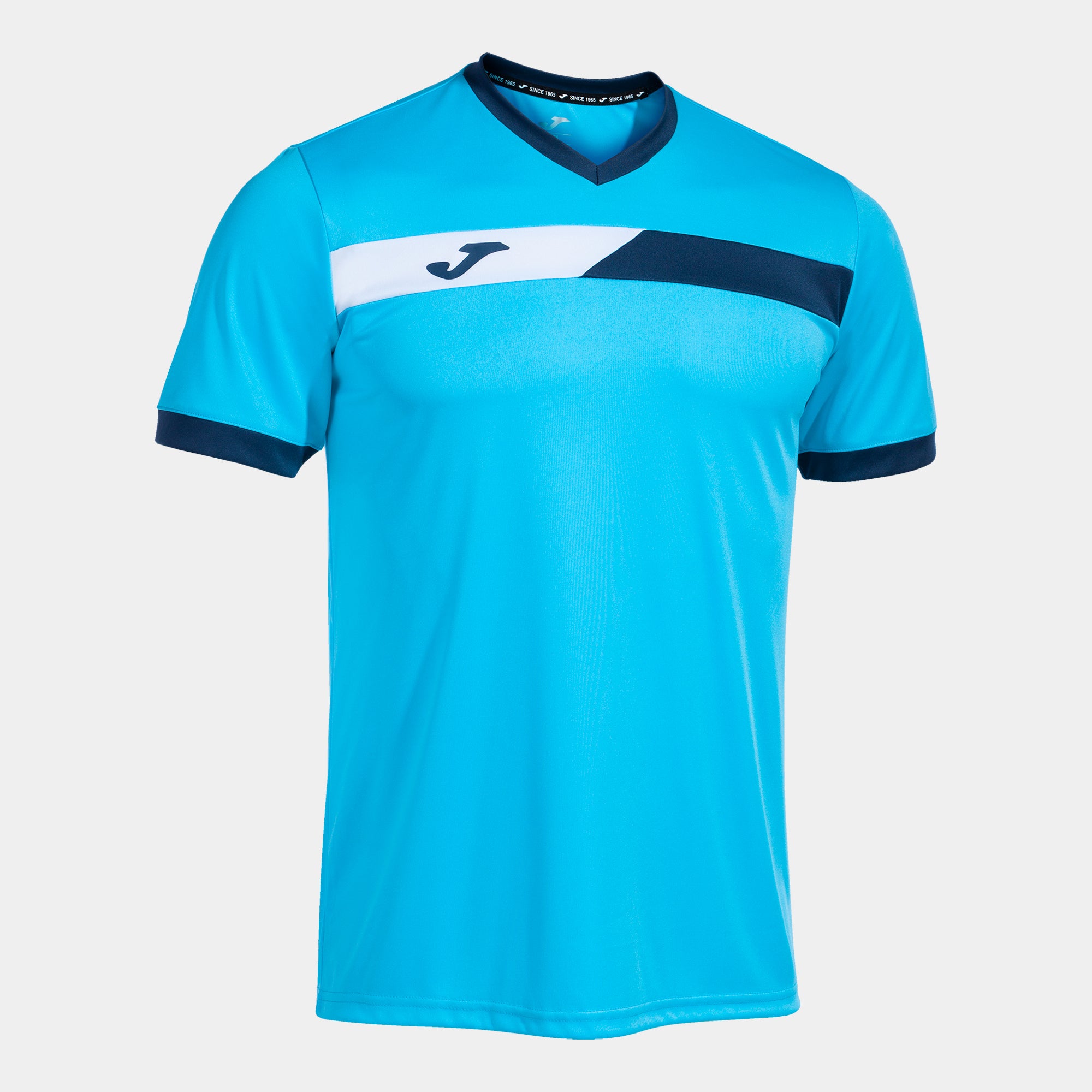 TEE SHIRT JOMA PADEL COURT TURQUESA FLUOR MARINO