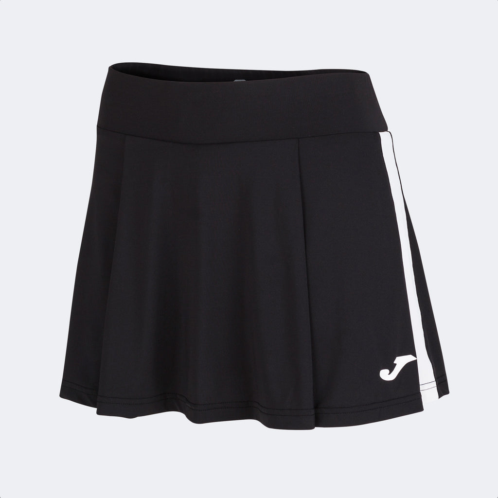 JUPE SHORT JOMA PADEL FALDA TORNEO II NEGRO BLANCO