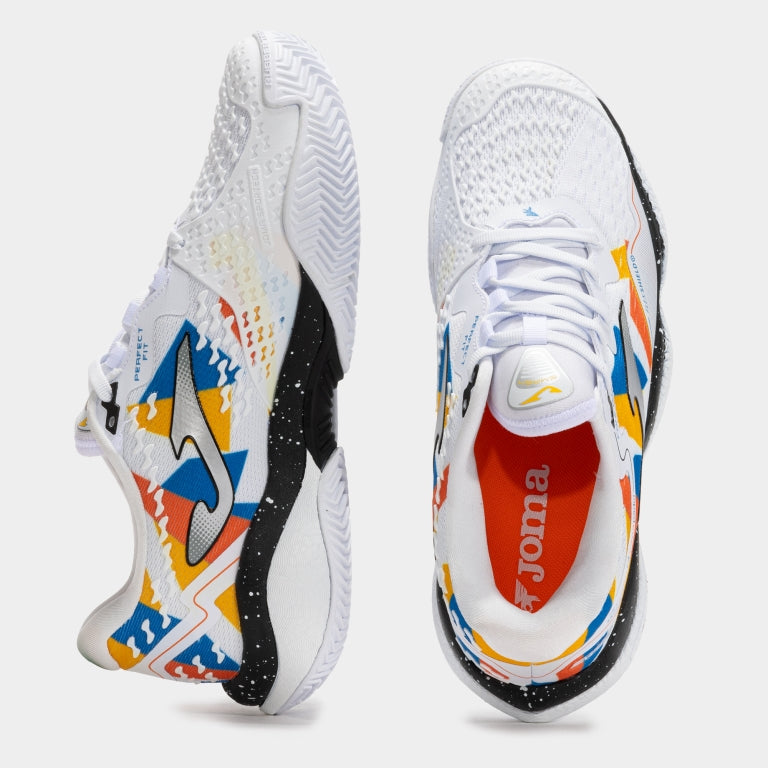 CHAUSSURES JOMA PADEL SMASH BLANCO NARANJA AZUL