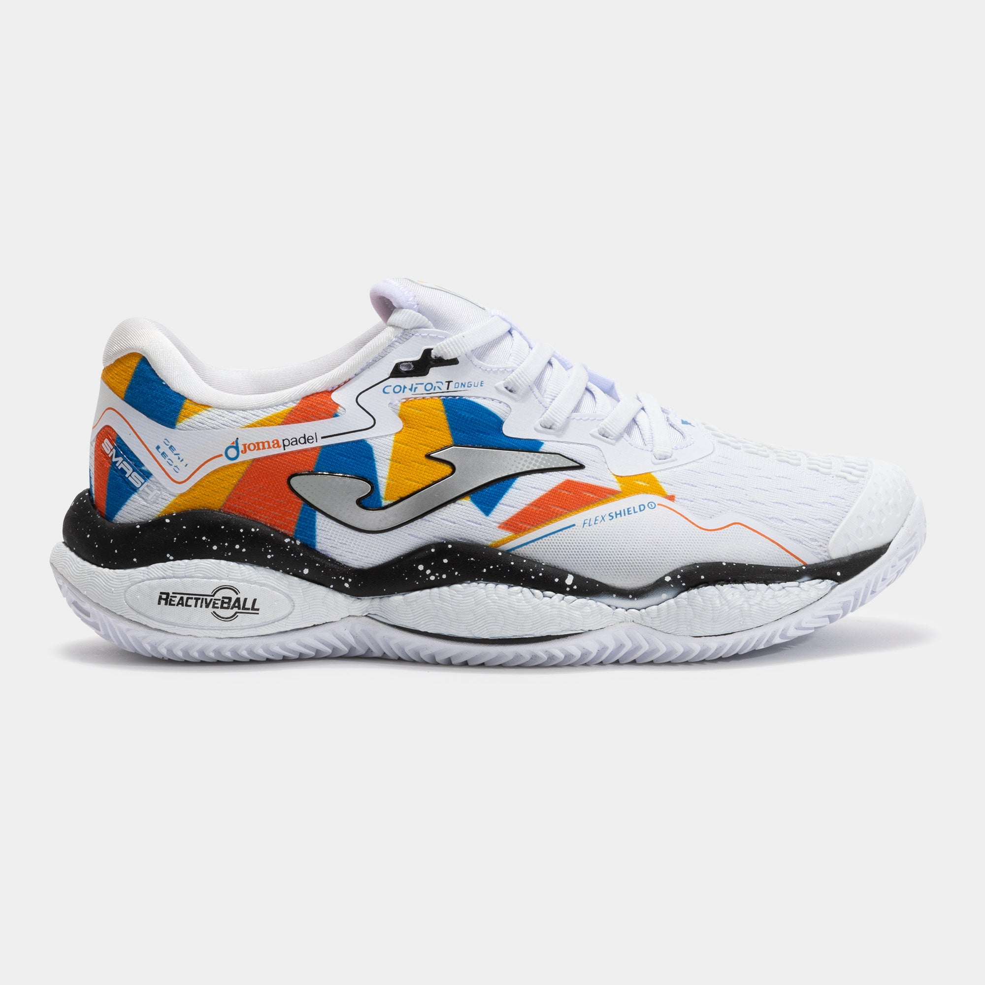 CHAUSSURES JOMA PADEL SMASH BLANCO NARANJA AZUL