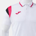 POLO JOMA PADEL TERRA BLANCO FUSCHIA