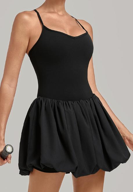 PADEL TECHLINE Robe Peplum Cross - visuel 1
