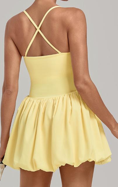 PADEL TECHLINE Robe Peplum Cross - visuel 4