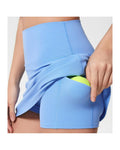 Ensemble de padel PADEL TECHLINE Crossback bleu - vue de face