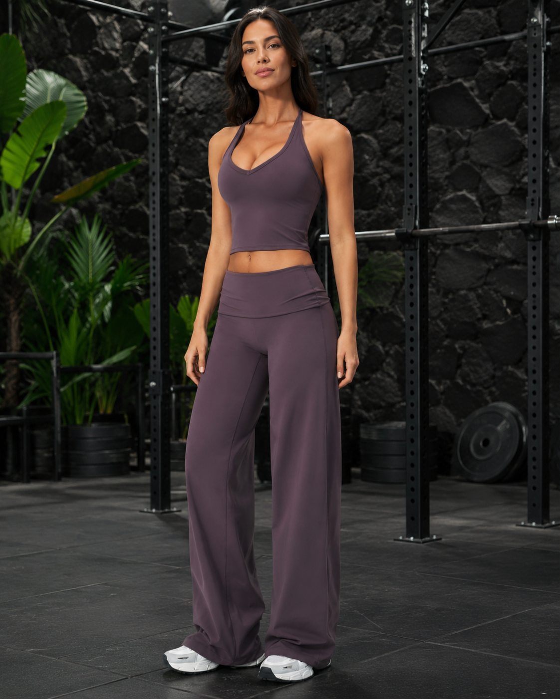 FITLINE Pulse 08 — Tenue fitness femme — visuel premium Réunion 4:5