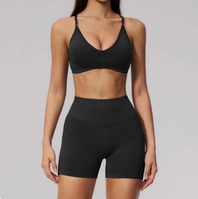FITLINE Seamless Cross — Ensemble short femme — vue 02