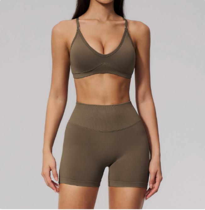 FITLINE Seamless Cross — Ensemble short femme — vue 04