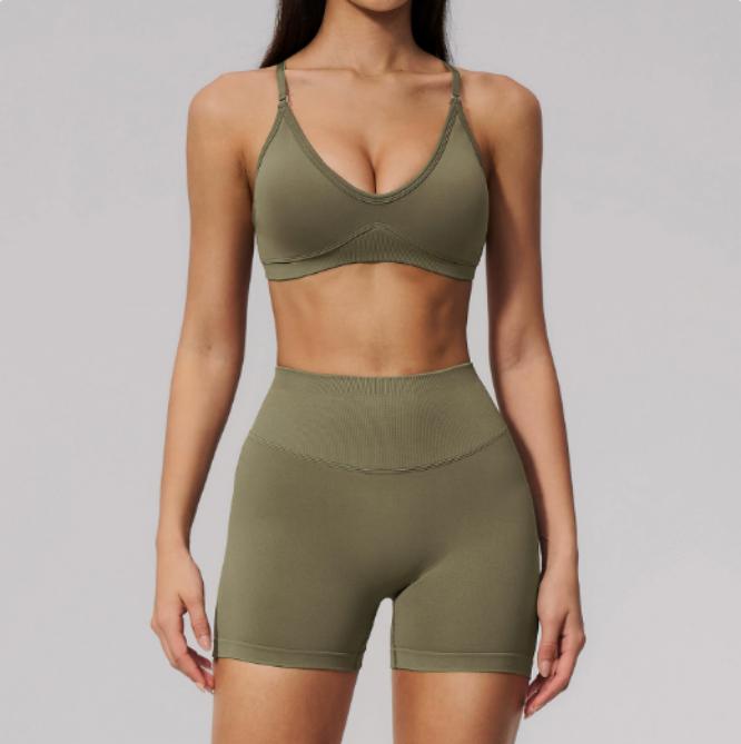 FITLINE Seamless Cross — Ensemble short femme — vue 05