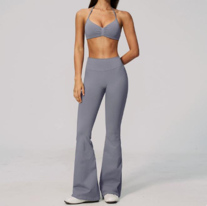 FITLINE Seamless Twist — Ensemble pantalon évasé femme — vue 05