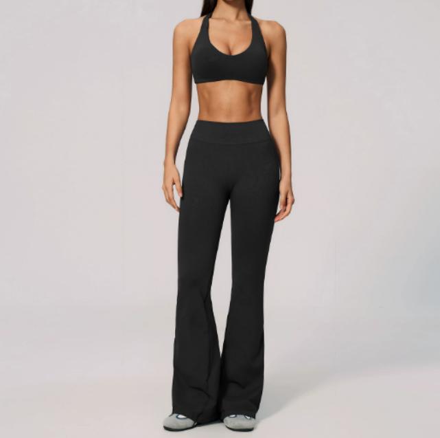 FITLINE Seamless Core — Ensemble pantalon évasé femme — vue 02