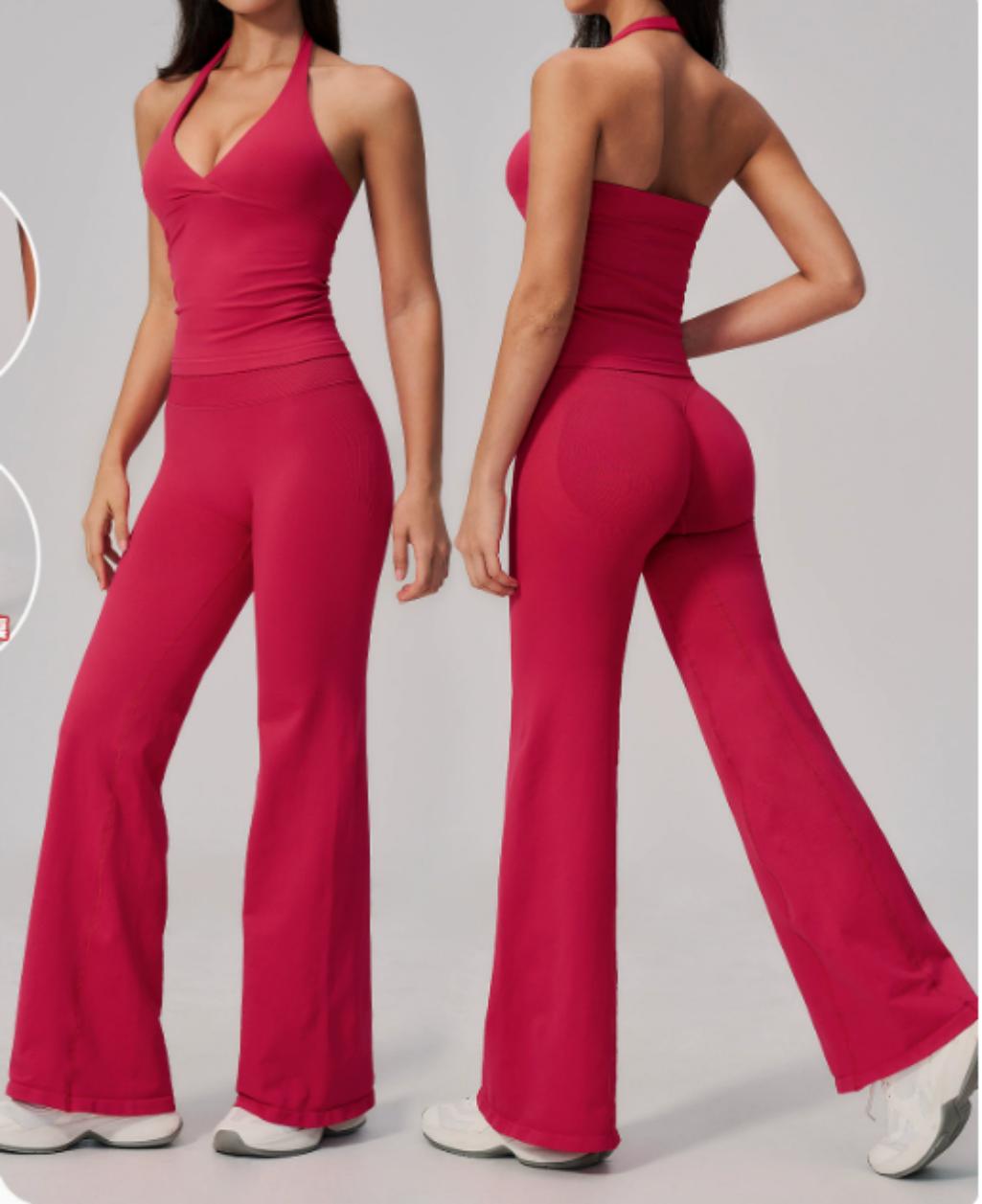 FITLINE Seamless Flow — Combinaison évasée femme — vue 01