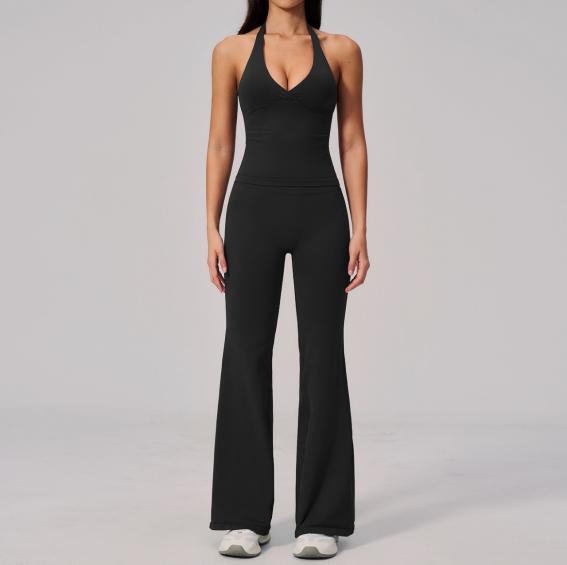 FITLINE Seamless Flow — Combinaison évasée femme — vue 02