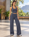 FITLINE Atlas 02 — Gris ardoise — tenue fitness femme — visuel premium Réunion