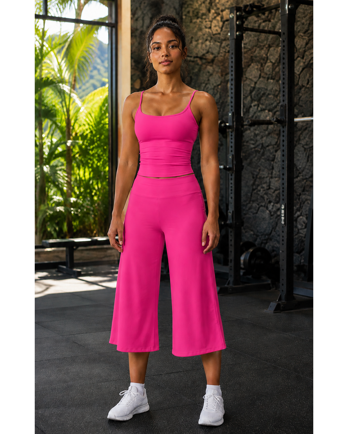 Atlas 11 — Tenue fitness femme — Fuchsia — format 4:5