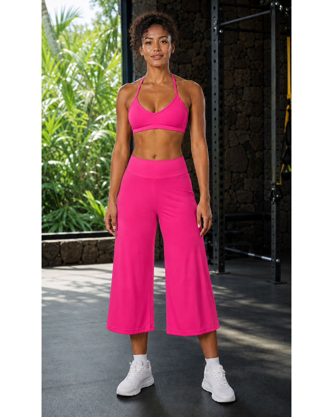 Atlas 12 — Tenue fitness femme — Fuchsia — format 4:5